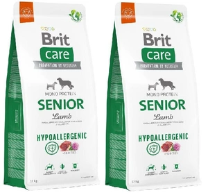 BRIT CARE Hypoallergenic Senior Lamb 2x12kg