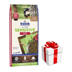 Bosch Sensitive jehněčí & rýže, jehněčí maso a rýže (nová receptura) 15 kg + překvapení pro psa ZDARMA
