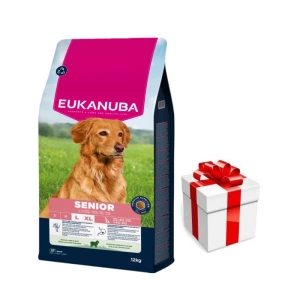 EUKANUBA Mature&Senior Large Lamb & Rice 12kg + Překvapení pro psa