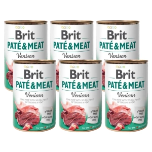 BRIT PATE &amp; MEAT VENISON 6x400g