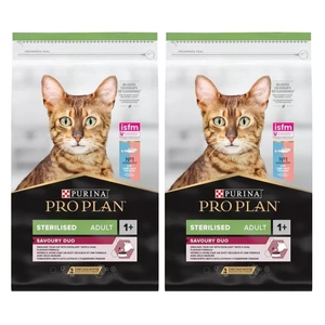 Pro Plan Cat Adult Sterilised Savoury Duo treska & pstruh 2x10 kg
