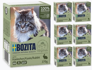 BOZITA Cat králík v želé 6x370g