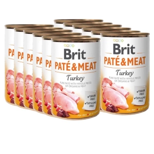 BRIT PATE &amp; MEAT KRŮTA 12x400g