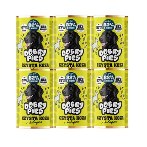 Dobry Pies Mono Kozí maso s kolagenem 6x400g