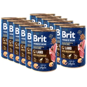 Brit Premium by Nature Lamb With BUCKWHEAT 12x400g SLEVA 2%