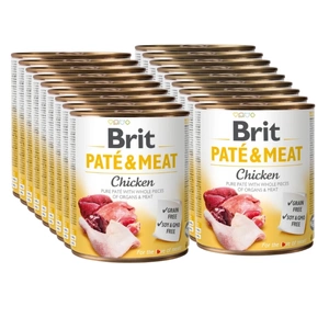 BRIT PATE & MEAT CHICKEN 24x800g