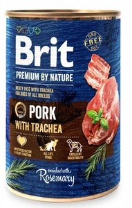 Brit Premium by Nature Vepřové maso s průdušnicí 400 g