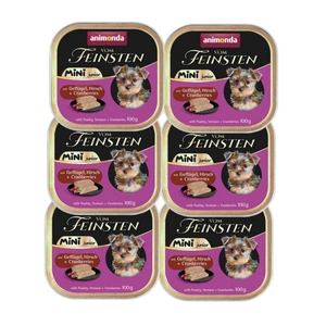 ANIMONDA Vom Feinsten mini junior drůbež/jelen 6x100g