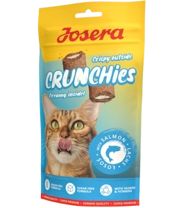 JOSERA Crunchies - s lososem (pamlsek pro kočky) 60g