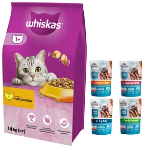 Whiskas Adult kuře 14 kg + Frendi pro kočku 12x100g
