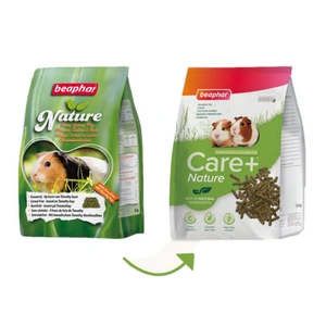 BEAPHAR - Care+ Nature Guinea Pig 1,5 kg - Super prémiové krmivo pro morčata