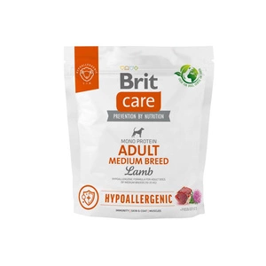 BRIT CARE Dog Hypoallergenic Adult Medium Breed Lamb 1 kg