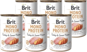 BRIT MONO PROTEIN KRŮTA A SLADKÉ BRAMBORY 6x400g