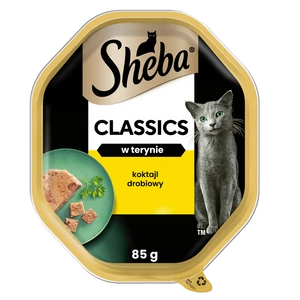 SHEBA® Classics 85g Drůbeží koktejl - mokrá paštika pro kočky