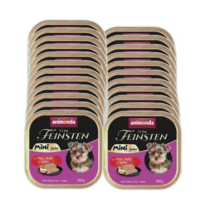 ANIMONDA Vom Feinsten mini junior krůtí/telecí/jablko 24x100g
