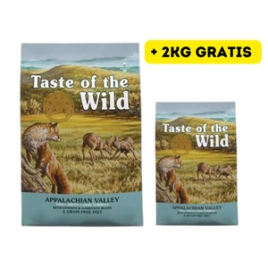 TASTE OF THE WILD Appalachian Valley pro malá plemena 12,2 kg + 2 kg ZDARMA
