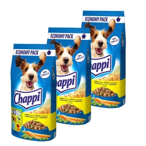 CHAPPI 3x9kg - suché krmivo pro psy s drůbežím masem a zeleninou