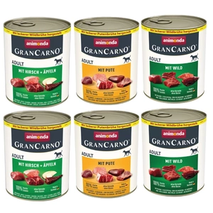 ANIMONDA GranCarno Adult Dog Mix chutí 6x800g