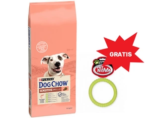 PURINA Dog Chow Adult Sensitive Salmon 14 kg + ZDARMA !!