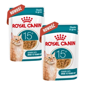 ROYAL CANIN mokré krmivo pro kočky, Senior Ageing 15+, omáčka 24x85g