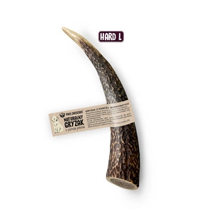 Paka Zwierzaka Přírodní žvýkačka z jeleního parohu HARD L- 15 cm