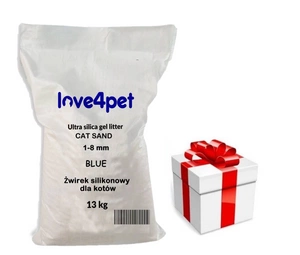 Silikonové stelivo pro kočky Cat Sand 13kg + překvapení pro kočku ZDARMA