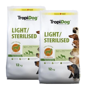 TROPIDOG Premium light/sterilised 2x12kg