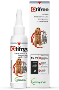 VETOQUINOL Otifree - přípravek na čištění uší 60ml