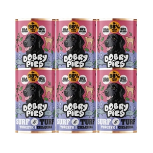 Dobry Pies Tuňák a telecí maso 6x400g