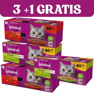 WHISKAS Adult sáčky 120x85g + 40x85g ZDARMA