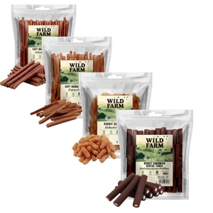 WILD FARM MIX králičí pamlsky (4x500g)