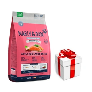 Marly & Dan Adult Dog Large Breed Fresh Salmon Holistic & Hypoallergenic 12 kg suché krmivo + překvapení pro psa ZDARMA