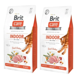 BRIT Care Cat  Grain-Free Indoor Anti-Stress 2x7kg SLEVA 3%