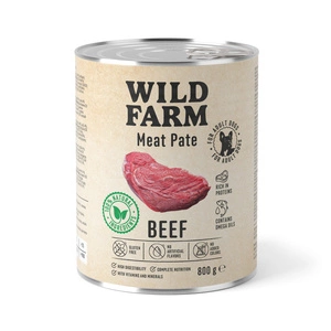 WILD FARM Pate Beef 800g bezlepkové krmivo pro psy