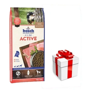 Bosch Active, drůbež 15kg + překvapení pro psa ZDARMA