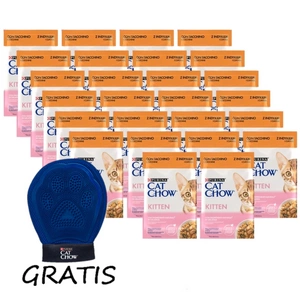 CAT CHOW Krmivo pro koťata s krůtím masem a cuketou v želé 26x85g