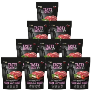 Tasty Dogs Life Jídlo s telecím masem v rosolovité omáčce 10x150 g