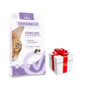 BOSCH Sanabelle Sterilized 8kg + překvapení pro kočku GRATIS