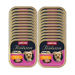 ANIMONDA Vom Feinsten mini adult  kuře/husí maso/petržel 24x100g