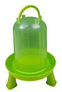 Napáječka pro drůbež, s nožičkami, 5 l, pistáciově zelená