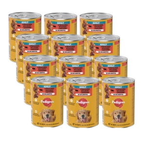 Pedigree Adult konzerva hovězí 12x400 g