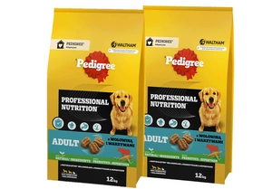PEDIGREE® Adult Professional Nutrition 2x12 kg s hovězím masem a zeleninou