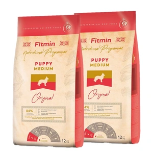FITMIN Medium Puppy 2x12kg