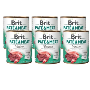 BRIT PATE &amp; MEAT VENISON 6x800g