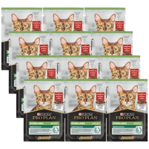 Purina Pro Plan Sterilised s hovězím masem pro kočky 12x85g