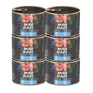 DOLINA NOTECI Mini Rafi s jehněčím 6x185g