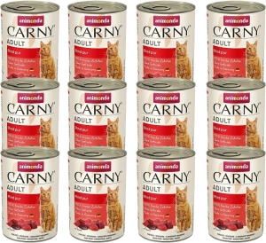 Animonda Cat Carny Adult příchuť: hovězí 12x400g