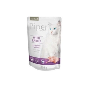 DOLINA NOTECI Piper pro sterilizované kočky s králíkem 10x100g