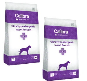 Calibra Veterinary Diets Dog Ultra Hypoallergenic Insect Protein 2x12kg