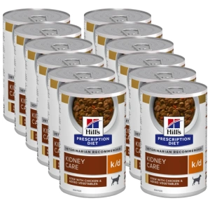 HILL'S PD Prescription Diet Canine k/d kuře (dušené) 12x354g